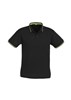 Biz Collection Mens Jet Polo Shirt 50 Cotton 50 BizCool Polyester Pique Knit