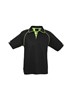 Biz Collection Mens Fusion Polo Shirt Bizcool Cotton Back polyester