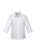 Biz Collection Ladies Luxe Shirt 34 Sleeve 100 Cotton mini herringbone