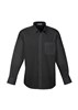 Biz Collection Mens Base Shirt Long Sleeve 65 Polyester 35 Cotton Poplin
