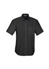 Biz Collection Mens Base Shirt Short Sleeve 65 Polyester 35 Cotton Poplin