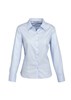 Biz Collection Ladies Luxe Shirt Long Sleeve 100 Cotton mini herringbone