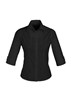 Biz Collection Ladies Berlin Shirt 34 Sleeve 61 Cotton 35 Polyester 4 Elastane