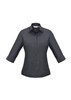 Biz Collection Ladies Hemingway Shirt 34 Sleeve 55 Cotton 45 Polyester