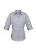 Biz Collection Ladies Trend Shirt 34 Sleeve 50 Cotton 50 Polyester