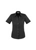 Biz Collection Ladies Monaco Shirt Short Sleeve Cotton Rich