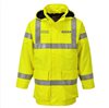 Portwest Bizflame Flame Resistant Flame Resistant Rain Jacket with Reflective Tape