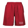 Shorts Mens Elastic Waist No Zip Red