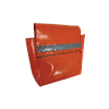 PVC Self Rescue Pouch with Velcro Closure Orange