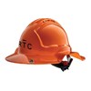 Tuffgard Broadbrim Hardhat Vented Orange ARTC 1 Colour Print