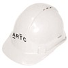 Unisafe UniLite Hardhat Vented White ARTC 1 Colour Print PP10005