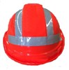 Unisafe UniLite Hardhat Unvented Fluro Orange with Reflective Tape