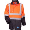 Tru Workwear 4 In 1 Jacket Oxford Polyester with Reflective Tape 2 Tone