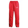 Track Pants Unisex Elastic Waist with Lining Red