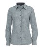 Identitee Ladies Hudson Long Sleeve Gingham Shirt