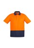 Syzmik Unisex Hi Vis Basic Spliced Polo Shirt 100 Polyester Short Sleeve