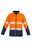 Syzmik Unisex Hi Vis Soft Shell Jacket with 2 Hoop Reflective Tape