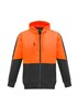 Syzmik Unisex Hi Vis Full Zip Fleece Hoodie