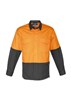 Syzmik Mens Hi Vis Spliced Rugged Shirt Long Sleeve