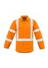 Syzmik Flame Resistant Rail Shirt with Reflective Tape Metatech HRC1 Orange