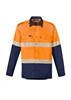 Syzmik Mens Shirt Rugged Cooling Lightweight Hi Vis Shirt Segmented Reflective Tape