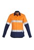 Syzmik Ladies Cotton Drill Shirt with Reflective Tape Long Sleeve
