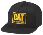 CAT Diesel Power Flat Cap Black