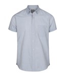Gloweave Mens Smith End on End Casual Slim Fit Short Sleeve Shirt