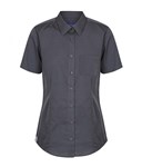 Gloweave Ladies Smith End on End Casual Slim Fit Short Sleeve Shirt
