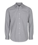 Gloweave Mens Westgarth Gingham Check Slim Fit Hospitality Long Sleeve Shirt