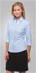 City Collection Ladies Blouse Shadow Stripe 34 Sleeve
