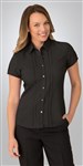 City Collection Ladies Blouse City Stretch Spot Short Sleeve