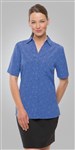 City Collection Ladies Blouse Drift Print Short Sleeve