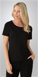 City Collection Ladies Smart Knit Short Sleeve Top