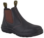 Oliver Non Safety Boot Elastic Sided Claret