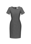 Biz Corporates Rococo Ladies Short Sleeve Shift Dress