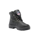 Steel Blue Warragul Lace up Boot Nitrile Sole Chemical Resistant Black