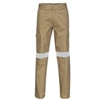 DNC Cotton Drill Cargo Pants with Reflective Tape