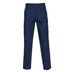 DNC Middle Weight Double Angled Middle Weight Cotton Cargo Pants 265gsm Fabric Navy
