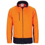 DNC Full Zip Fleecy Hi Vis two Tone