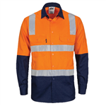 DNC Lightweight Cotton Drill CoolBreeze Shirt Long Sleeve Hoop  Over shoulder Tape