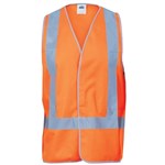 DNC Safety Vest Polyester with H Pattern Reflective Tape