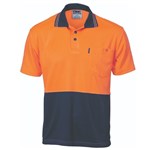 DNC Polo Shirt Short Sleeve Cool Breathe 100 Polyester Micromesh