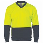 DNC Sloppy Joe V Neck Polyester Cotton 2 Tone