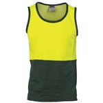 DNC Singlet Polyester Cotton Back 2 Tone