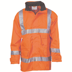 DNC Rain Jacket Breathable Polyester PU Waterproof Reflective Tape