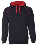 JBs Adults Contrast Fleecy Hoodie CottonPolyester Fleece