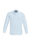 Boulevard by Biz Corporates Mens Fifth Avenue Shirt Long Sleeve Cotton Polyester Elastane