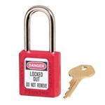 Safety Lockout Padlock Red