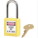 Safety Lockout Padlock Yellow